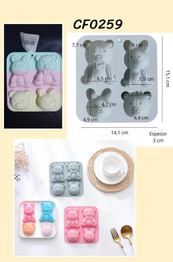 Producto - OSITO Y CONEJO - CF0259