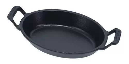Producto - Cazuela Ovalada De Hierro Fundido 21 X 15 Cm Victoria