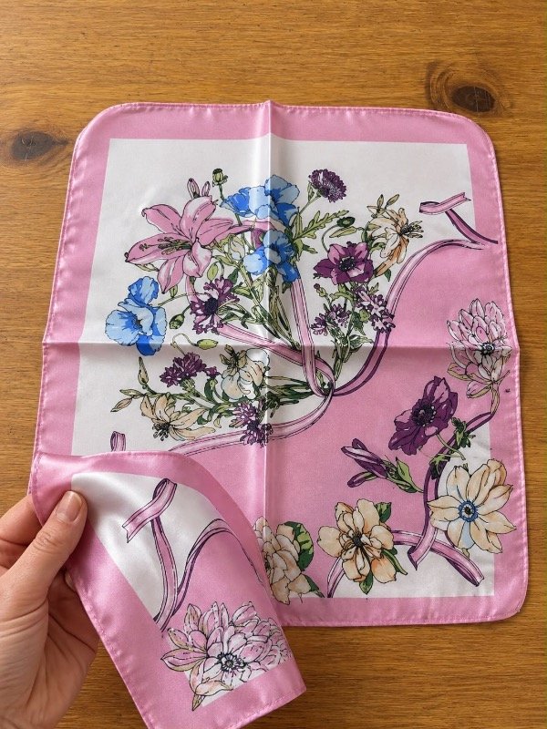 Producto - BANDANA DE SEDA - ROSA