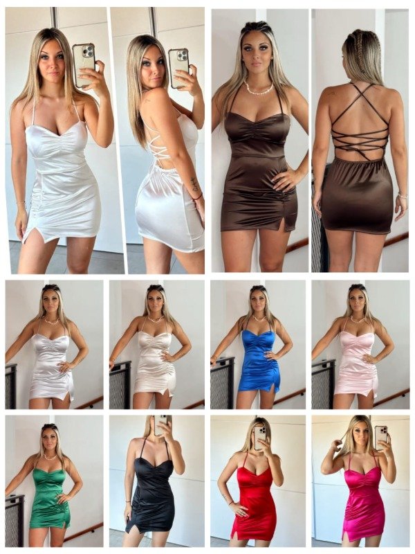 Producto - LINEA LADY Vestido corto con tiras