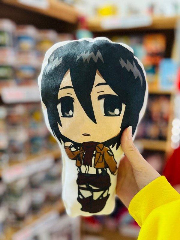 Producto - Mini almohadita Mikasa Ackerman shingeki no kiojin - 0