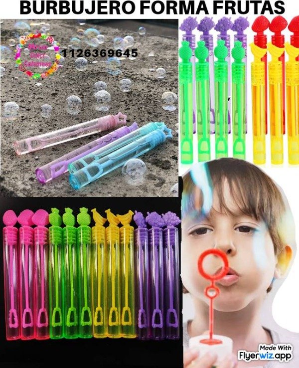 Producto - Burbujeros frutas x 10 un