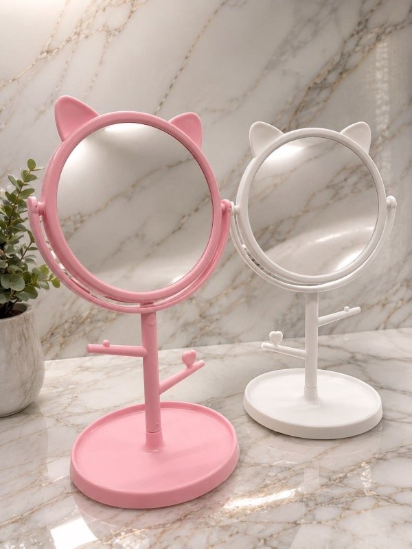 Producto - Espejo pequeño de mesa gatito
