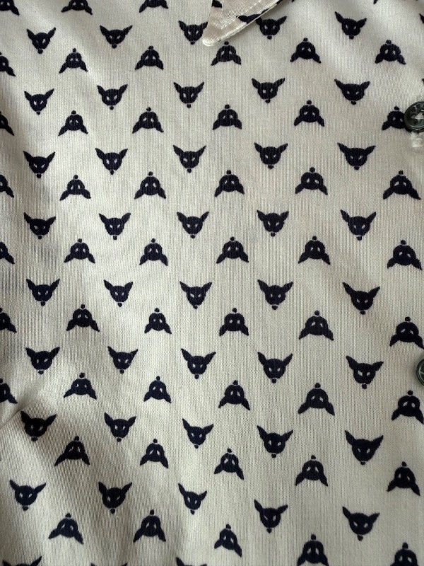 Producto - Camisa vintage print con azul - 9