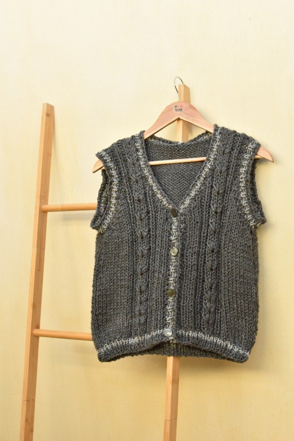 Producto - Chaleco Años - Gris Plomo - 2