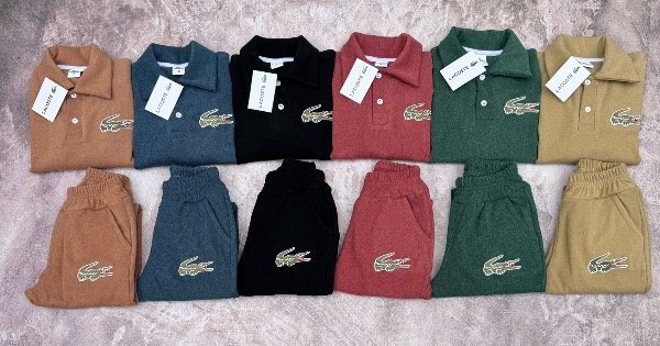 Producto - CURVA CONJUNTO LACOSTE (CHOMBA + PANTALÓN)