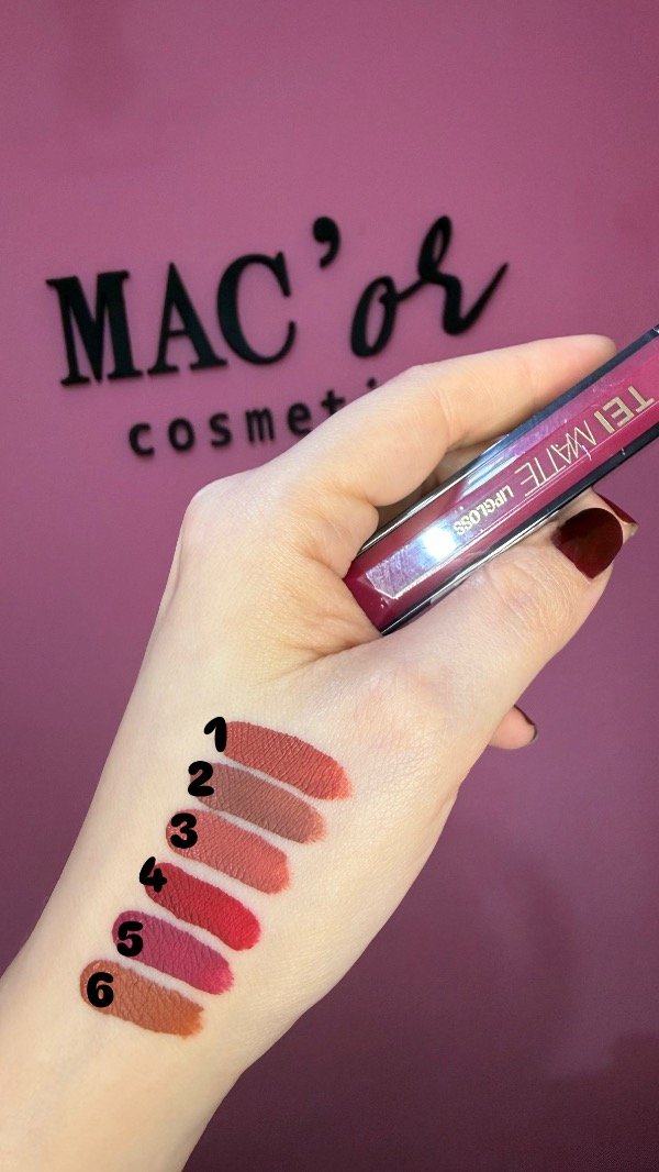 Producto - Labial líquido matte Black color Tei - 1