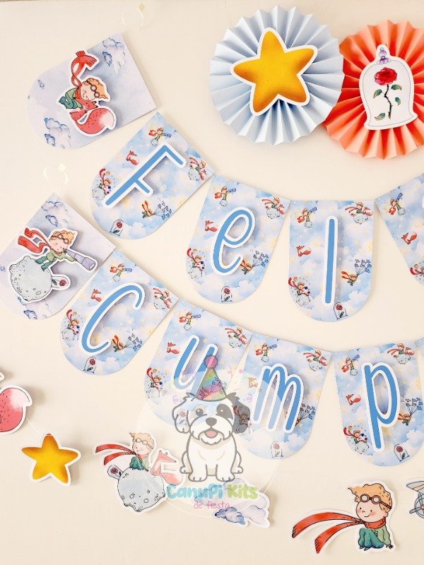 Producto - Banderin con letras 3d