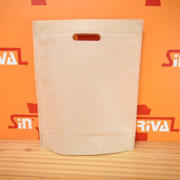Producto - BOLSA BEIGE RIÑON 30X40X10