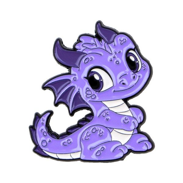 Producto - Pin Dragón Lila Cute