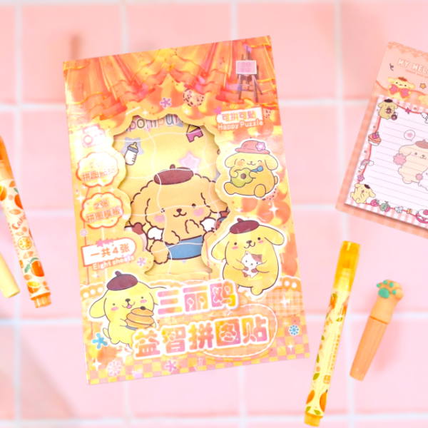 Producto - Pack x 2 planchas imán Pompompurin