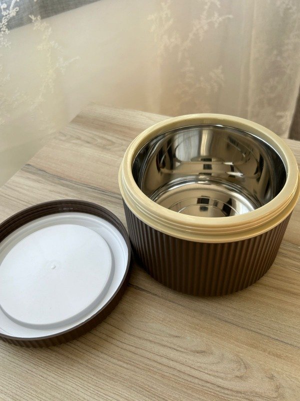Producto - Lunchera redonda marron