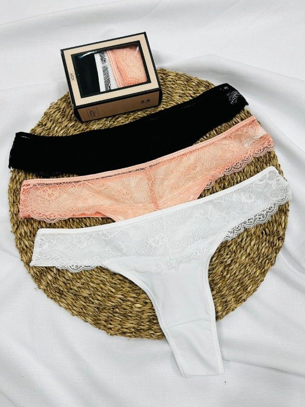 Producto - Art. 10701- LODY- PACK X3 Colaless con Puntilla