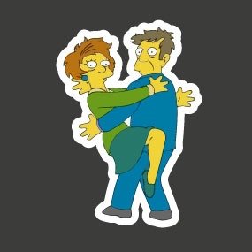 Producto - Skinner y Edna, enamorados 118
