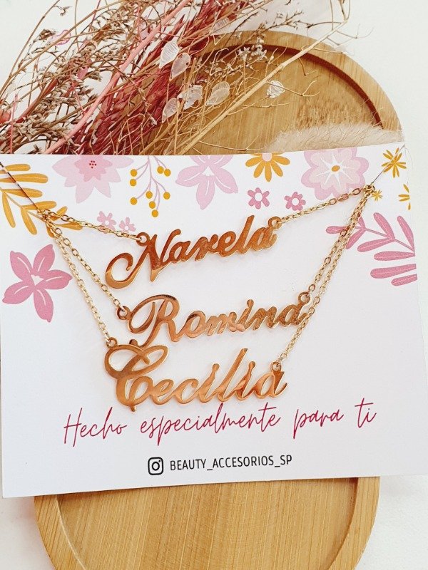 Producto - Cadenita con Nombre AD