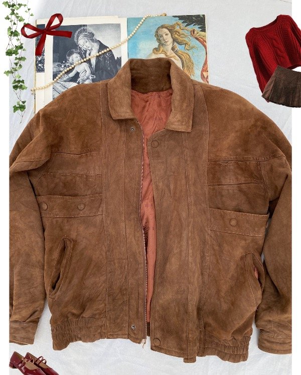 Producto - Campera Gamuza 1980s (L) incluye envio