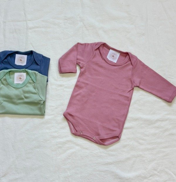 Producto - Body Mangas Largas Pima Rosa Viejo