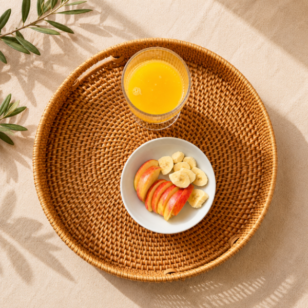 Producto - Bandeja Redonda Rattan L - 1