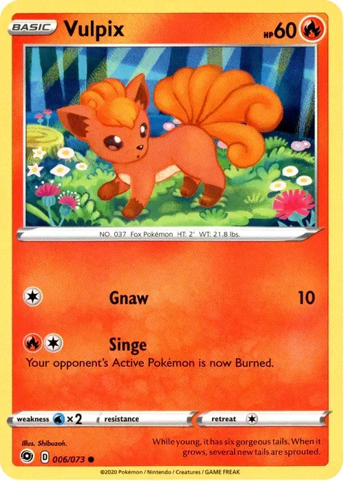 Producto - Vulpix - 6/73 - Champion's Path