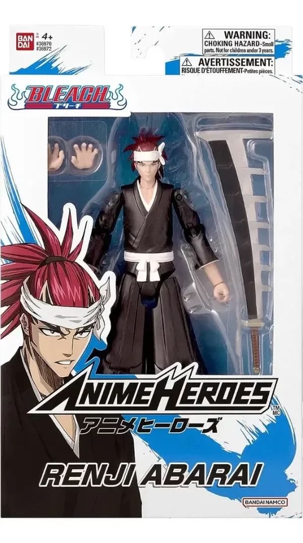 Producto - Figura Renji Abarai Bleach Anime Heroes - Original Bandai