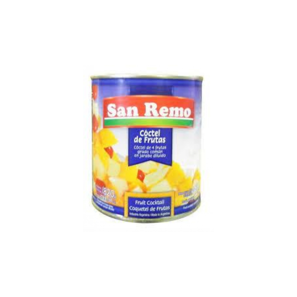 Producto - COCTEL FRUTA SAN REMO 12u x 820grs