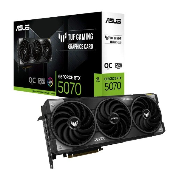 Producto - Placa de Video RTX 5070 ASUS TUF GAMING OC 12G GDDR7 12GB