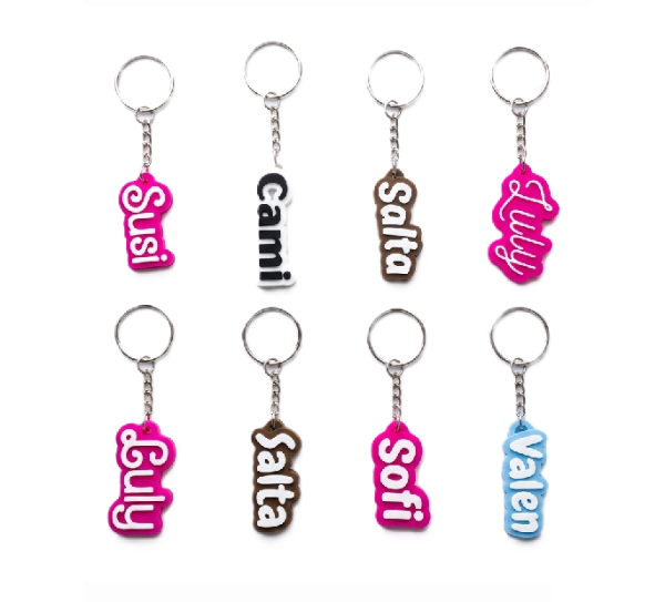 Producto - Llavero con Nombre Personalizado - Elegí Tu Estilo