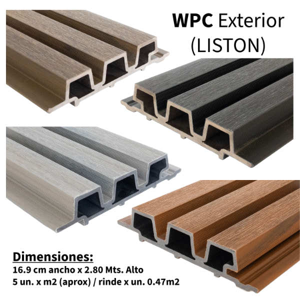 Producto - WPC - Exterior Acanalado - 0