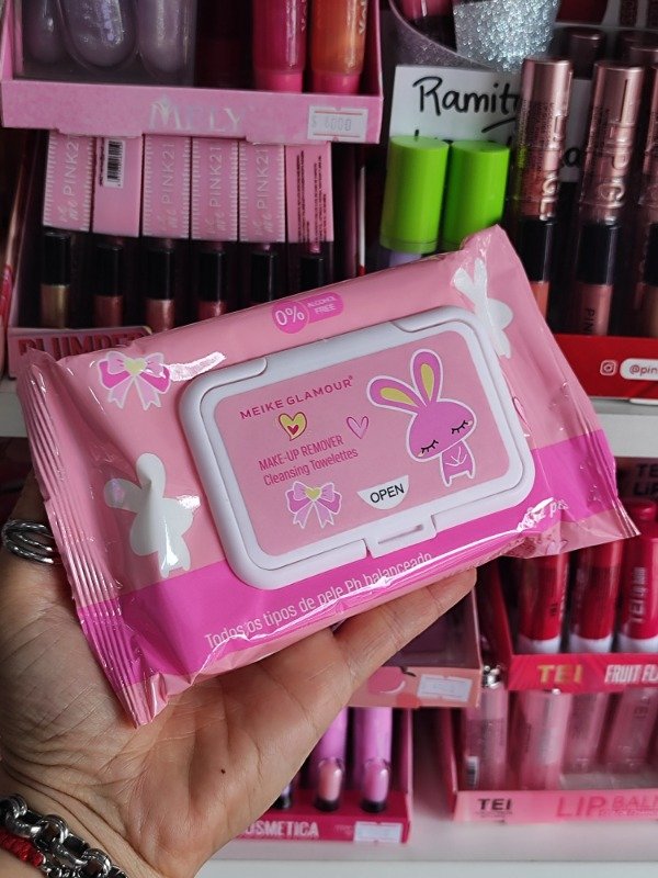 Producto - Toallitas desmaquillantes Meike x32 libre de alcohol