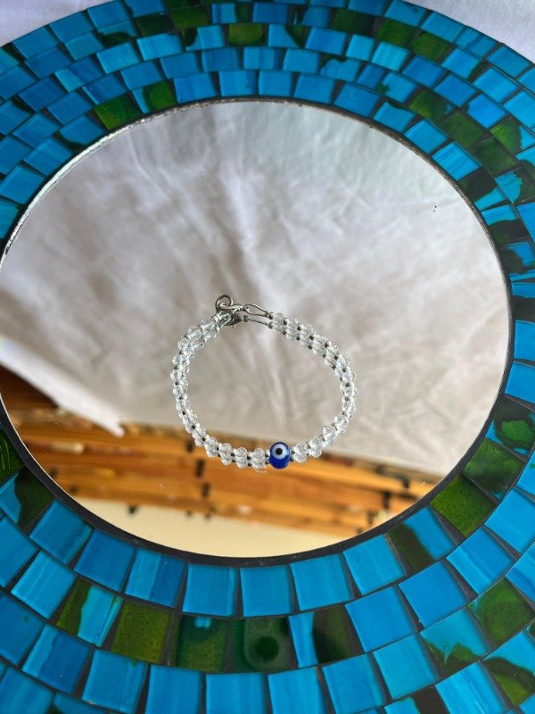 Producto - PULSERA CRISTAL CON OJO TURCO