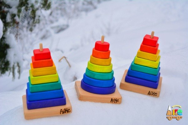 Producto - Torre de encastre Arcoiris