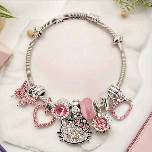 Producto - Pulsera Kitty rosa