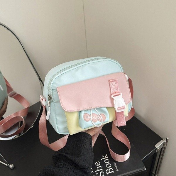 Producto - Morral Celeste y amarillo Cute
