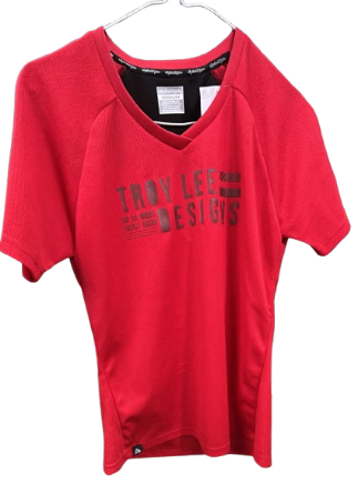 Producto - JERSEY TROY LEE DESIGNS ROJA MANGA CORTA DAMA E50