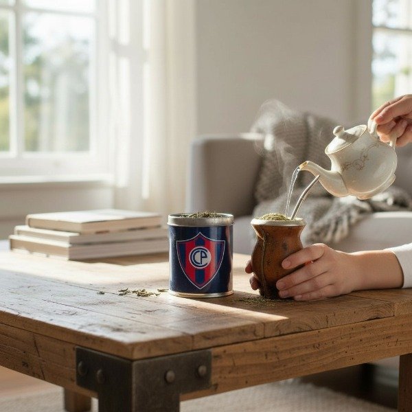 Producto - GANGA - YERBERO DE LATA CERRO PORTEÑO CON DETALLES