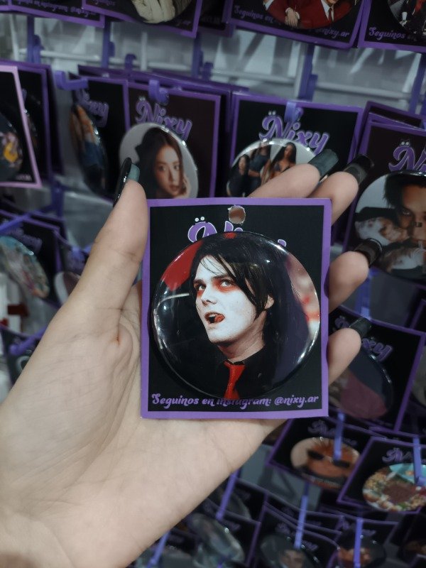 Producto - Pin Gerard Way My Chemical Romance