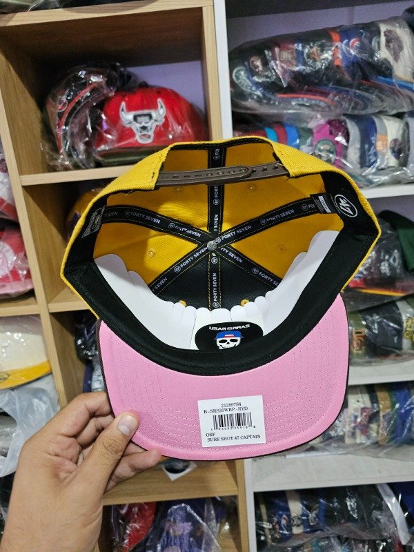 Los Angeles Dodgers 50th Anniversary '47 Captain Snapback marrón — imagen 5
