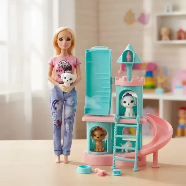 Producto - Muñeca Tiny y sus Mascotas