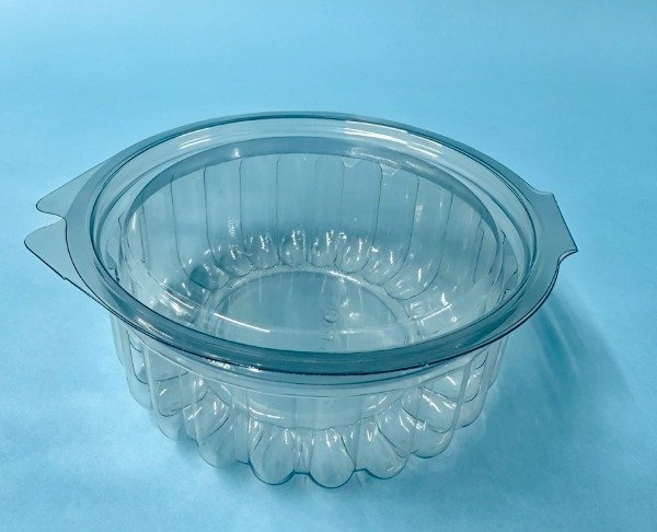 Producto - POTE TAPA BISAGRA RAYAS - 250 ML