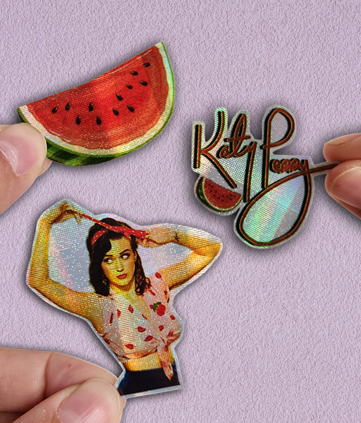 Producto - STICKERS HOLOGRÁFICOS - KATY PERRY - SET WATERMELON