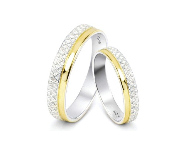 Producto - Par Alianzas Oro y Plata (Cod. A-771) - 0