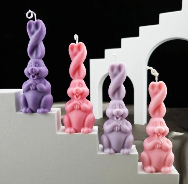 Producto - Molde silicona conejito orejas trenzadas - 0