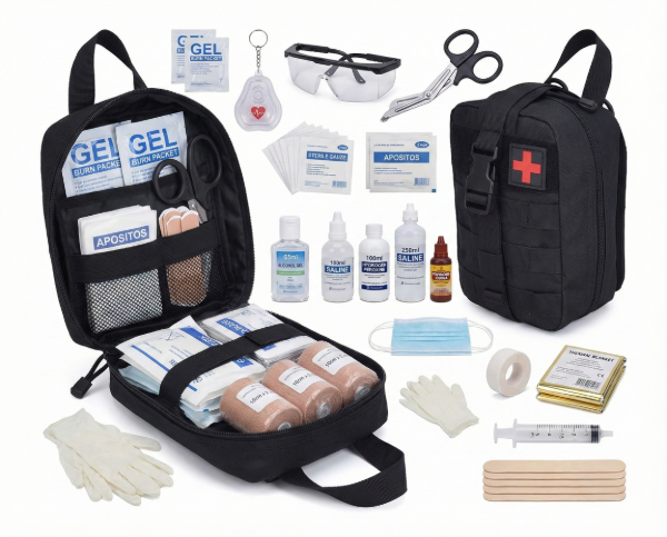 Producto - Botiquín Táctico MOLLE Completo: Kit de Primeros Auxilios Equipado