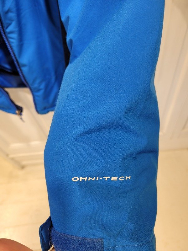 Producto - Campera ski COLUMBIA azul c/trampa de nieve- Talle 16 años amplia- PRECIO:190X - 5
