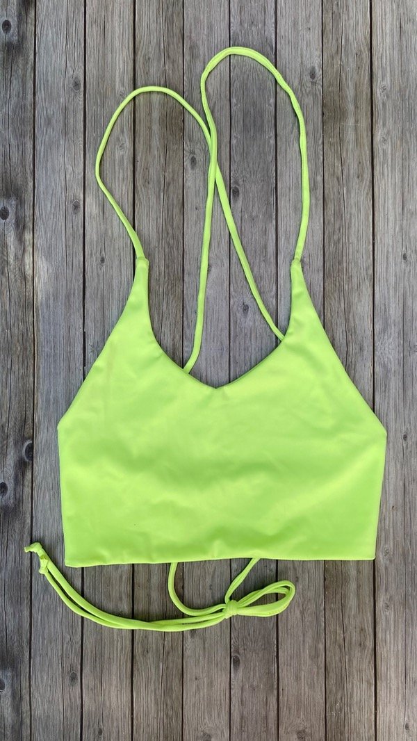 Tops regulables amarillo neón — imagen 3