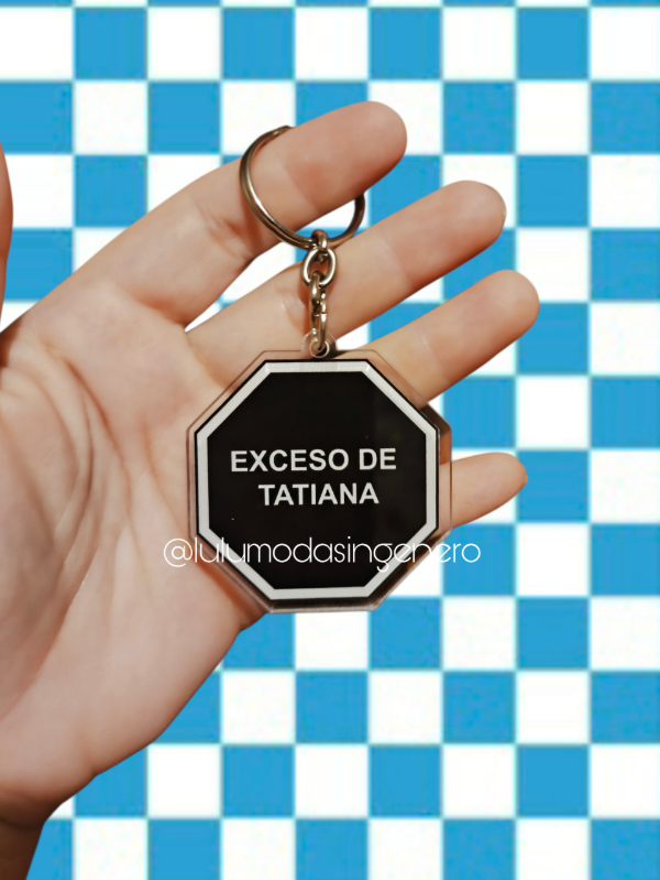 Producto - Llavero Exceso de Tatiana