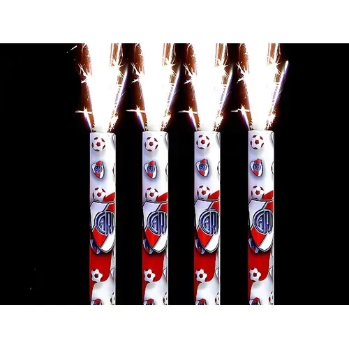 Producto - VELA BENGALA  DECORADA MILLONARIO X1