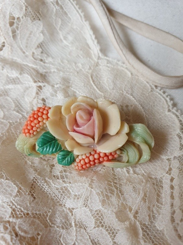 Producto - Brochecito Celuloide 30s Bouquet Pastel