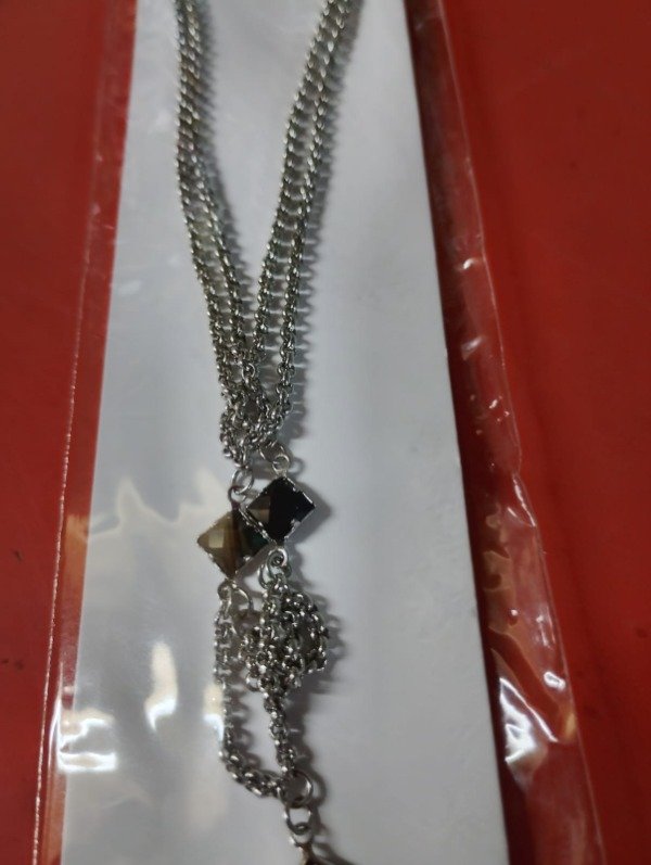 Producto - Cadena con stras negro