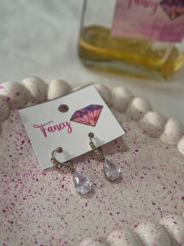 Producto - Argollitas strass cubic aq gota